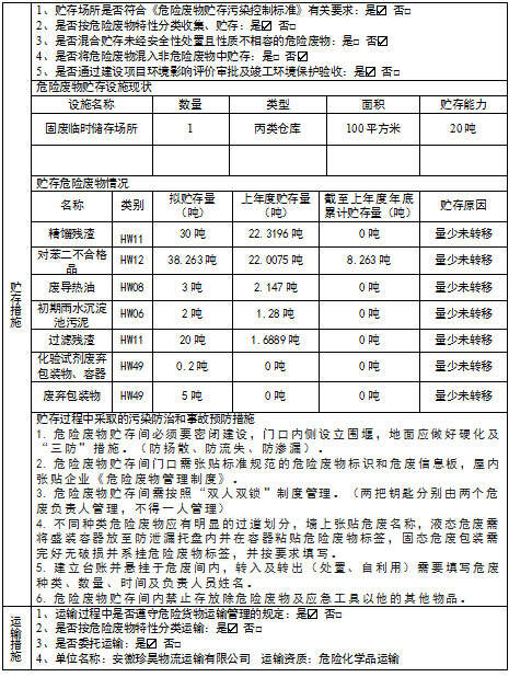 金华危废转移备案