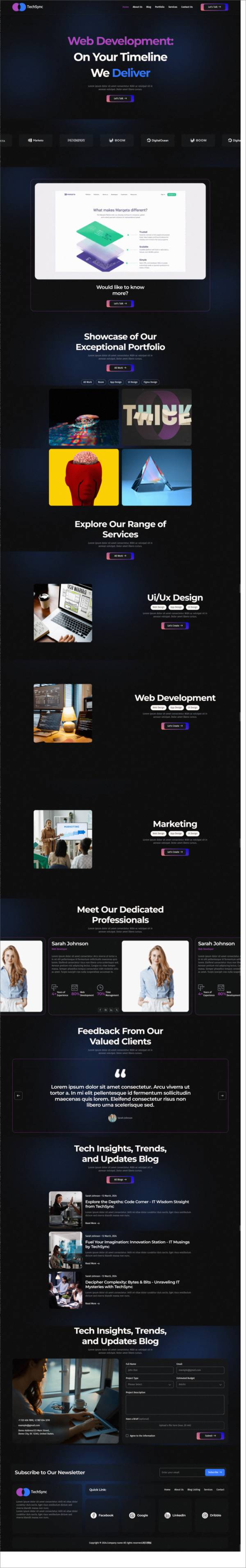 html免费源码网站