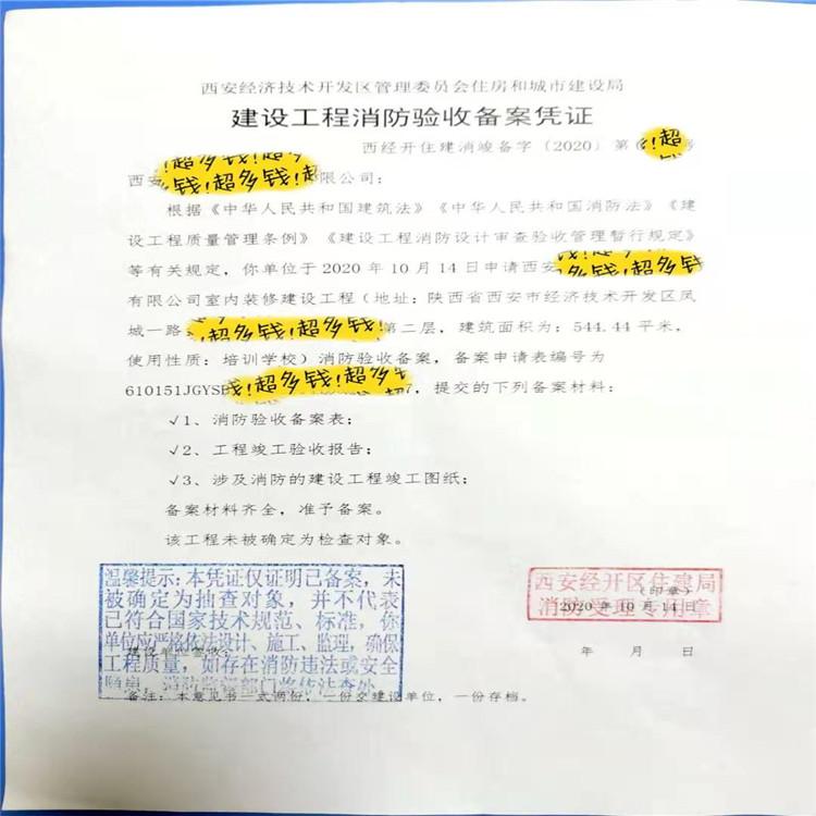 美发店消防安全备案
