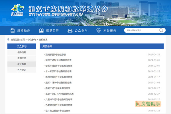 淮阴区房产备案价幸福城
