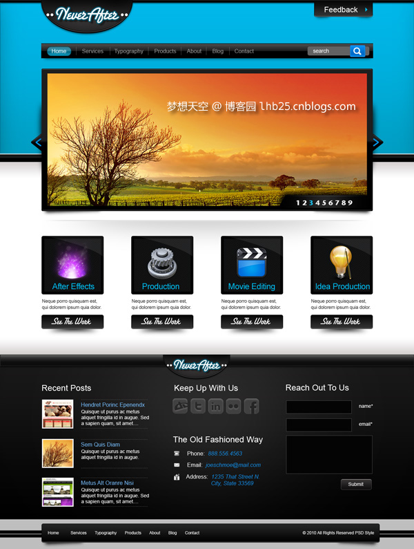 网页模板免费下载