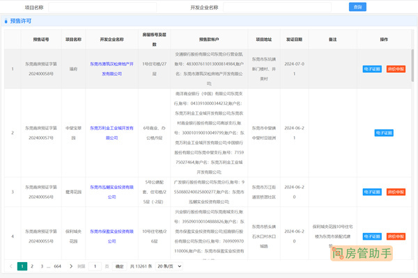 东莞市业主委员会备案表