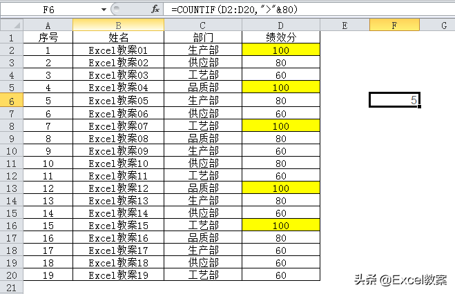 excel函数公式教程