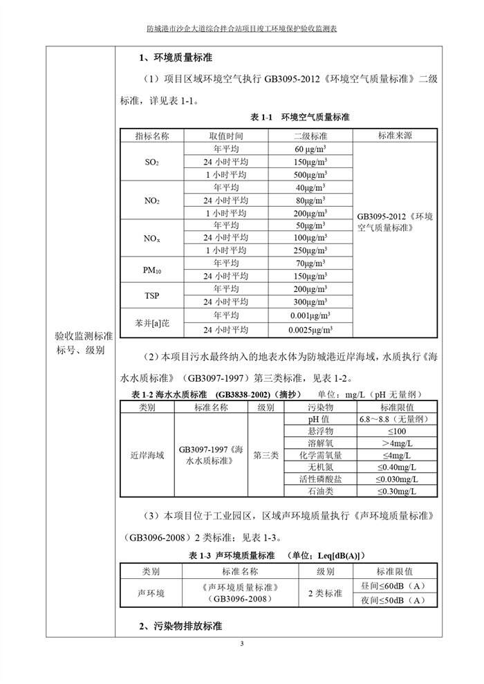 拌合站环保备案报告