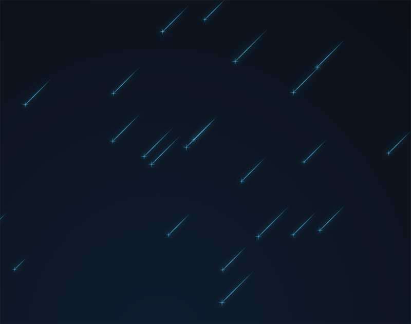 html流星雨代码